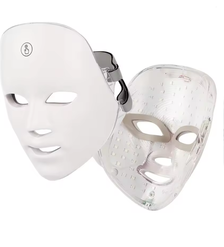 Rechargeable 7-color LED face mask facial care tool