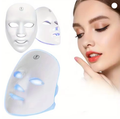 Rechargeable 7-color LED face mask facial care tool
