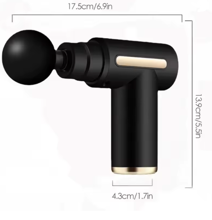 Percussion Mini Massage Gun Portable Handheld Massager for Back Neck Shoulder Leg Muscle Pain Relief Daily Relaxation